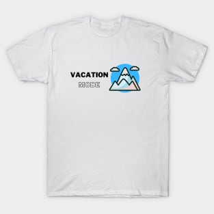 vacation mode travel iilustration T-Shirt